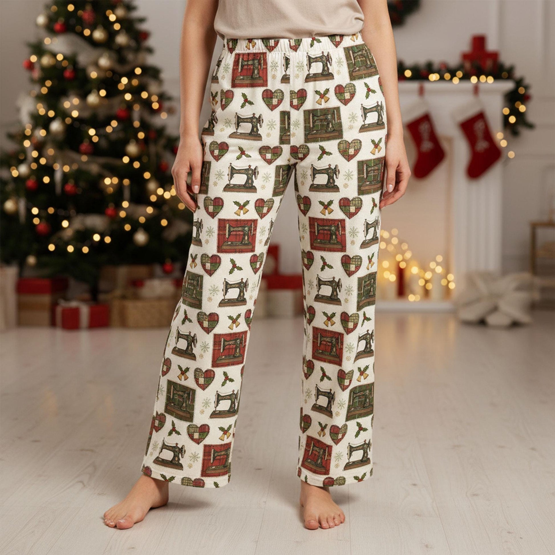 Flannel Pajama Pants: Women's Patchwork Sewing Theme image 1