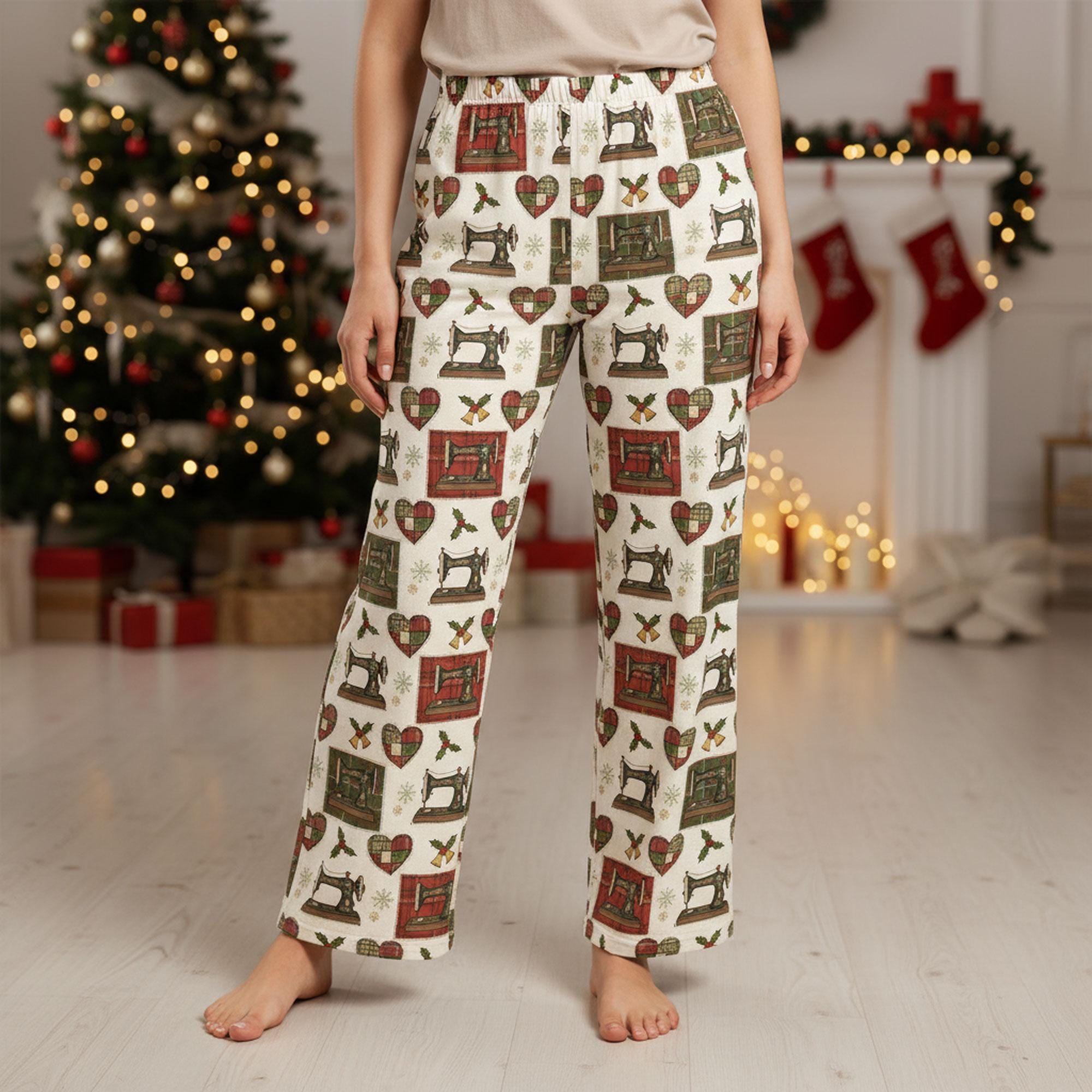 Flannel Pajama Pants: Women's Patchwork Sewing Theme image 1