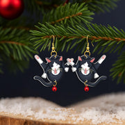 Custom Cat Breed Dangle Earrings: Funny Pet Design Jewelry image 1