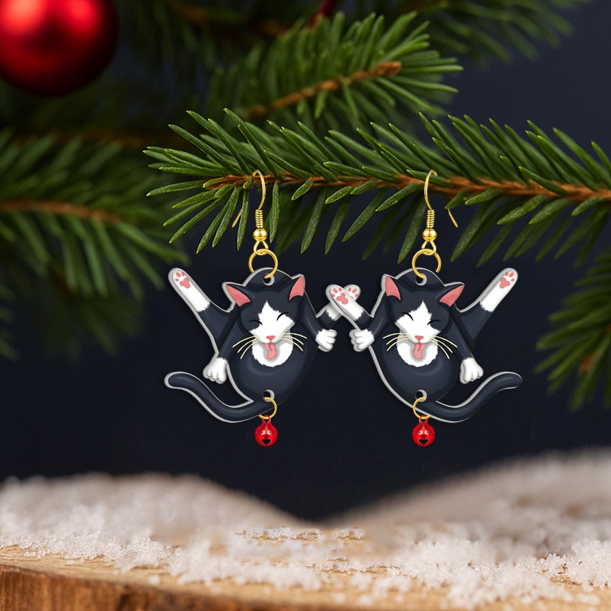 Custom Cat Breed Dangle Earrings: Funny Pet Design Jewelry image 1