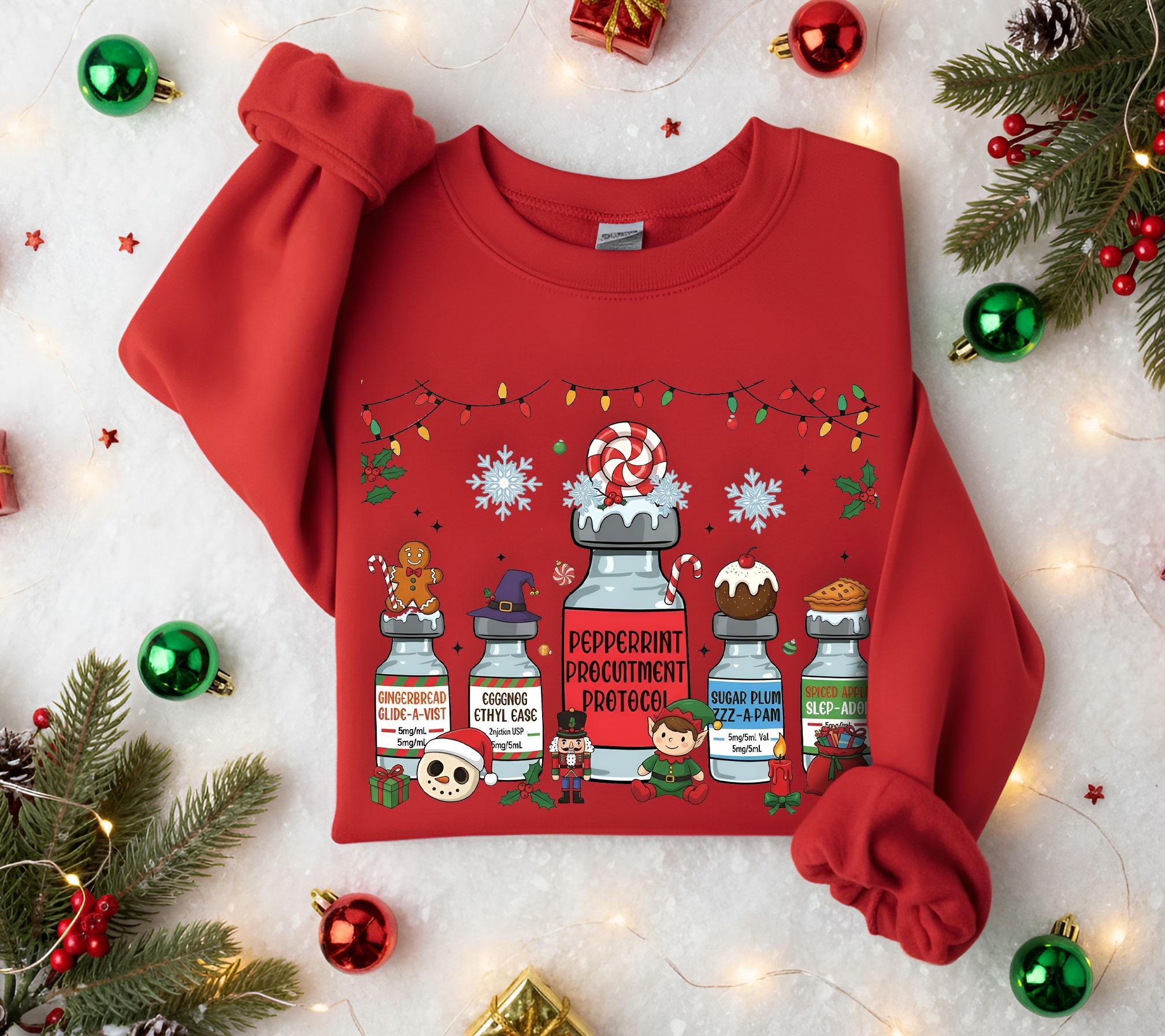 Nurse Christmas Sweatshirt: Funny Holiday Medical Pullover, Festive Healthcare Design