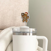 Gingerbread X-Ray Straw Topper – Funny Christmas Radiology Gift for Medical Workers image 1