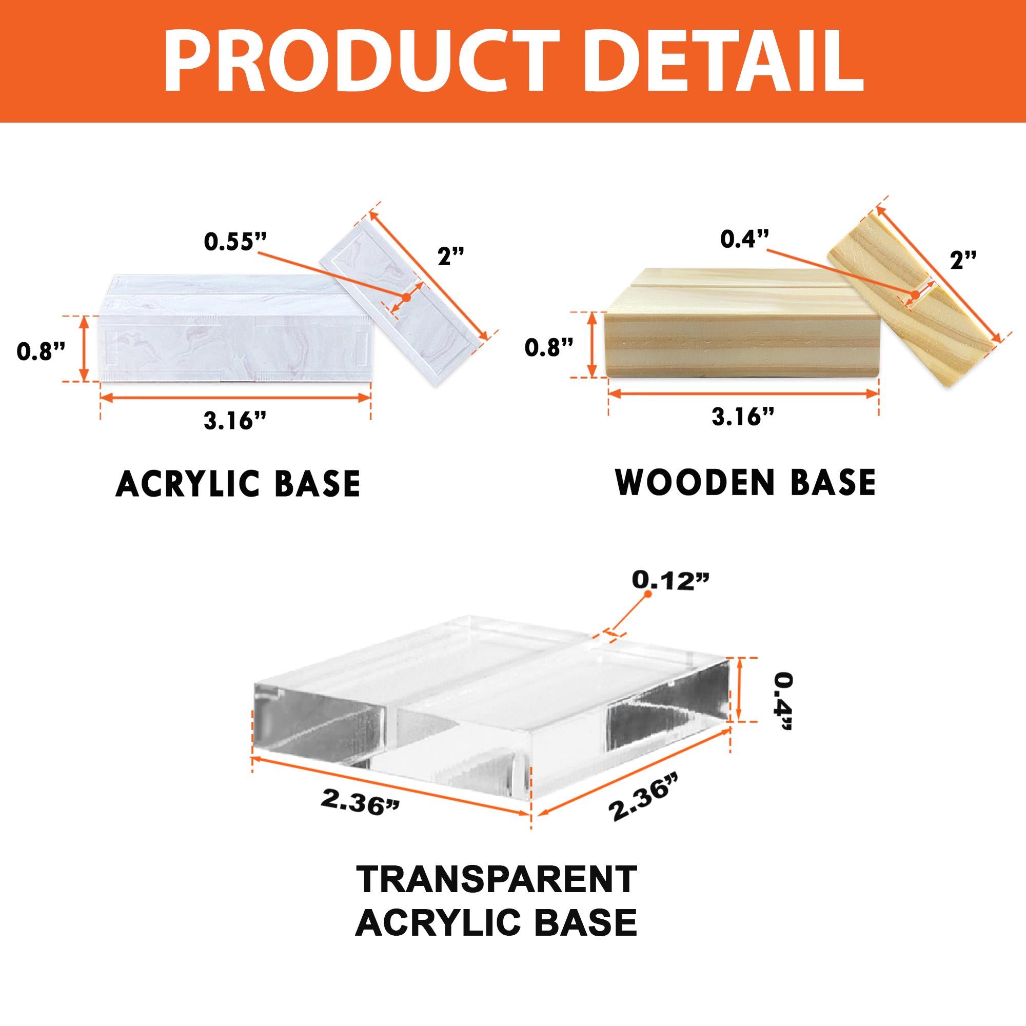 Personalized Acrylic Engagement Plaque - Custom Acrylic Photo Display