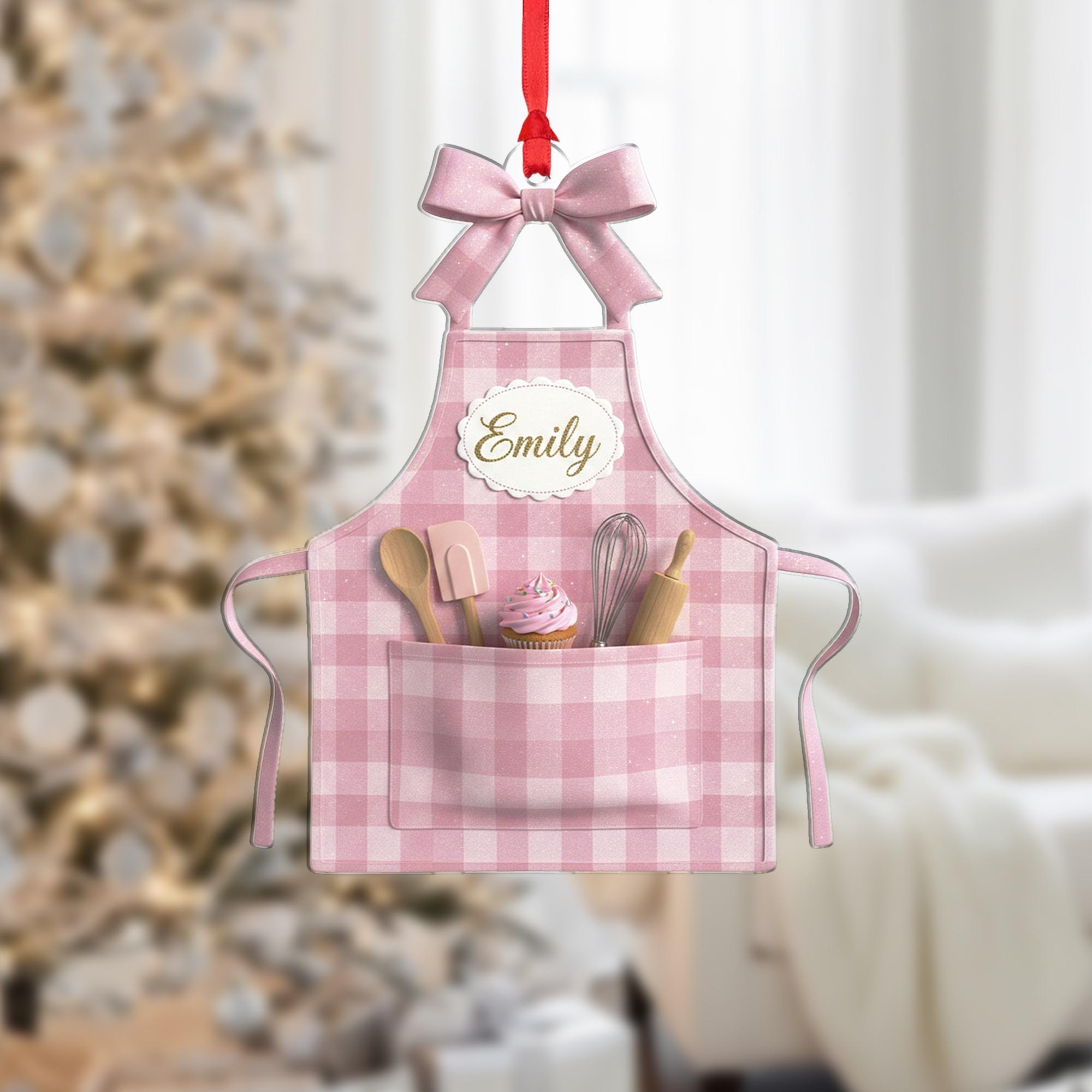 Custom Baker Ornament: Chef Christmas Tree Decoration image 1