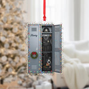 Locker Ornament Police Officer Custom Name Law Enforcement Uniform Badge Acrylic Christmas Decor