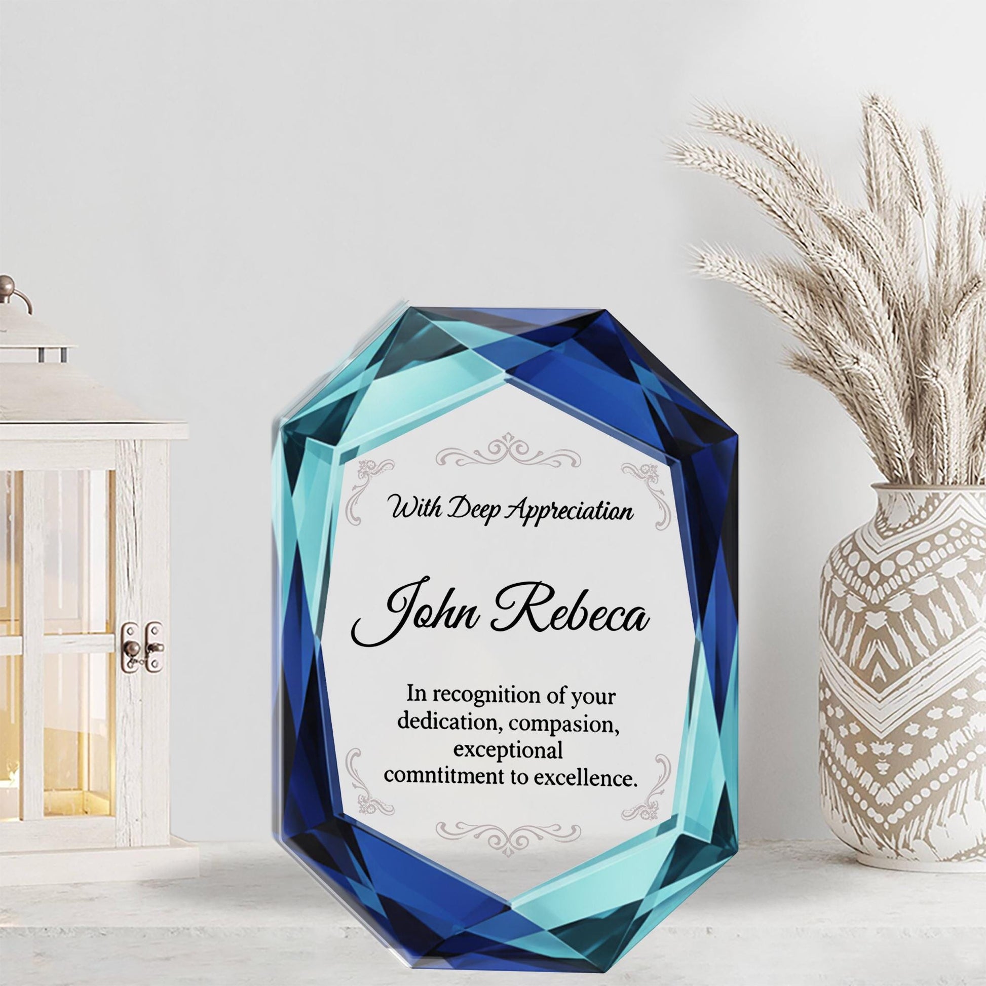 Custom Acrylic Employee Appreciation Plaque: Retirement Award image 1