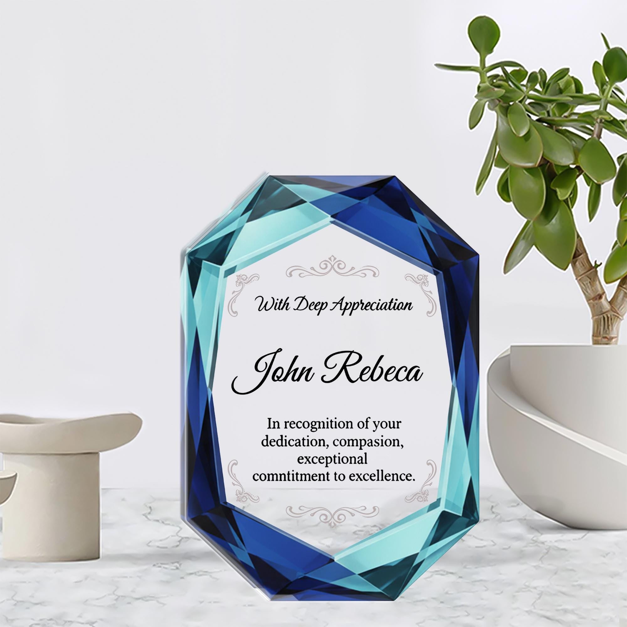 Custom Acrylic Employee Appreciation Plaque: Retirement Award image 3