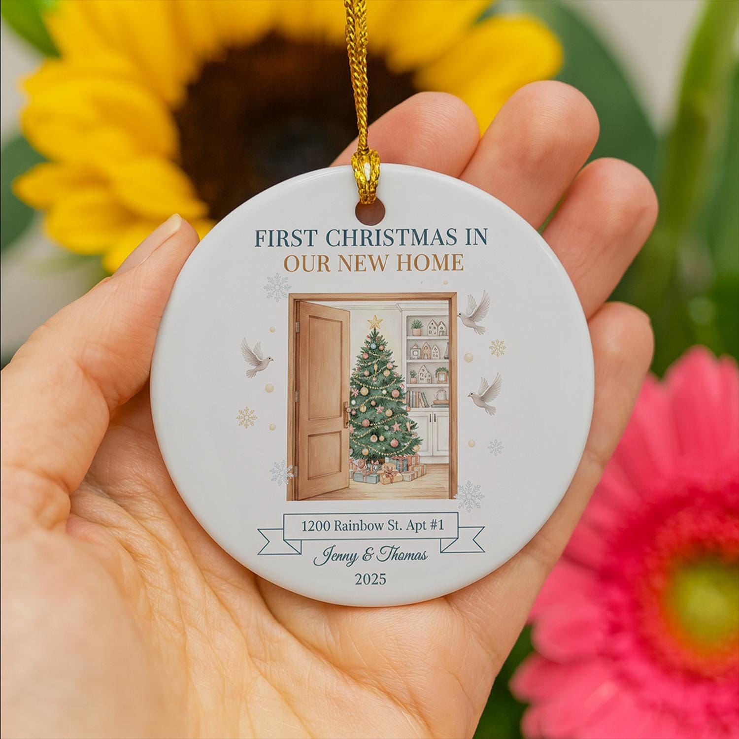 Personalized New Home Ornament: First Christmas Keepsake