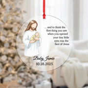 Custom Baby Memorial Ornament – Personalized Keepsake for Infant Remembrance