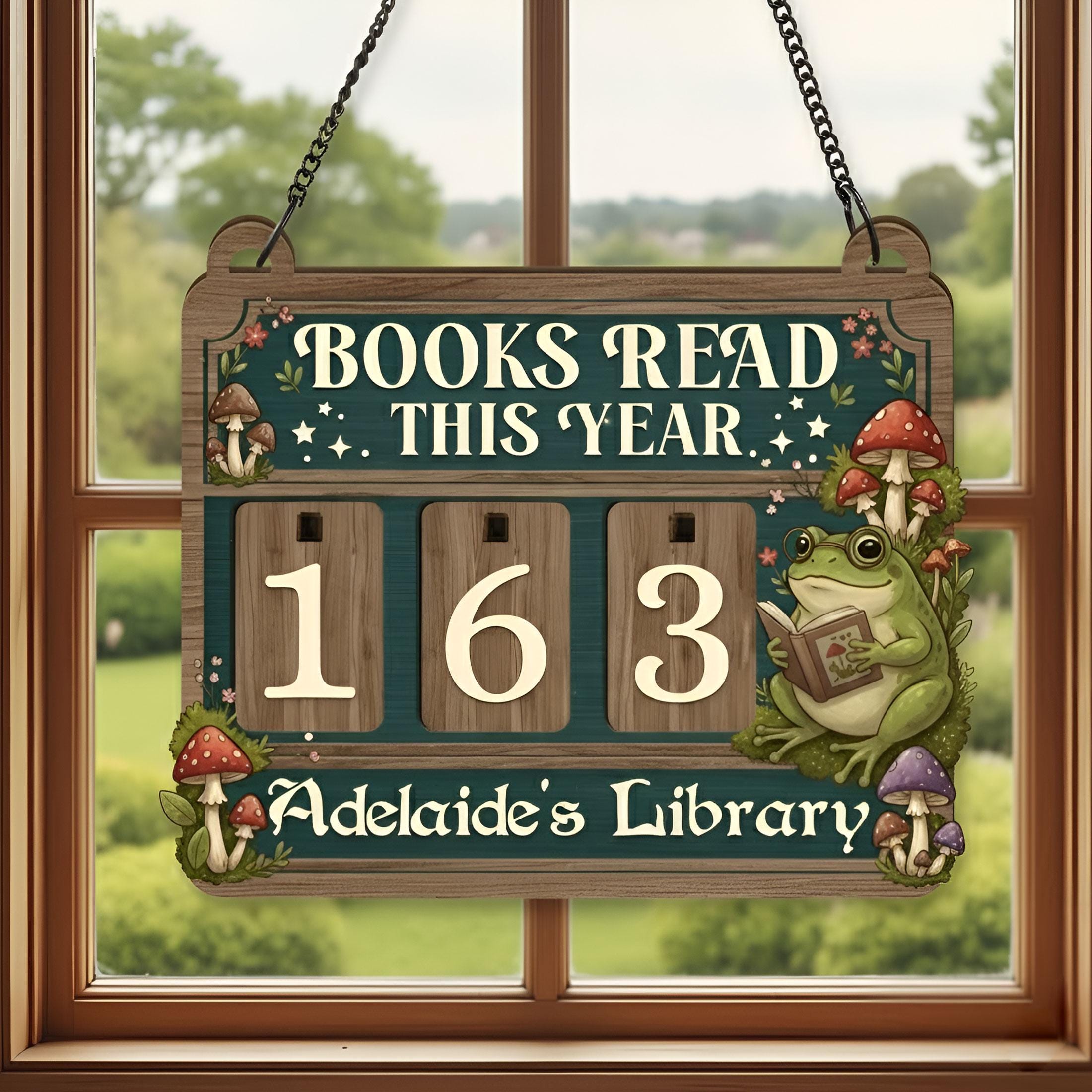 Frog Books Read Tracker: Cottagecore Bookish Decor