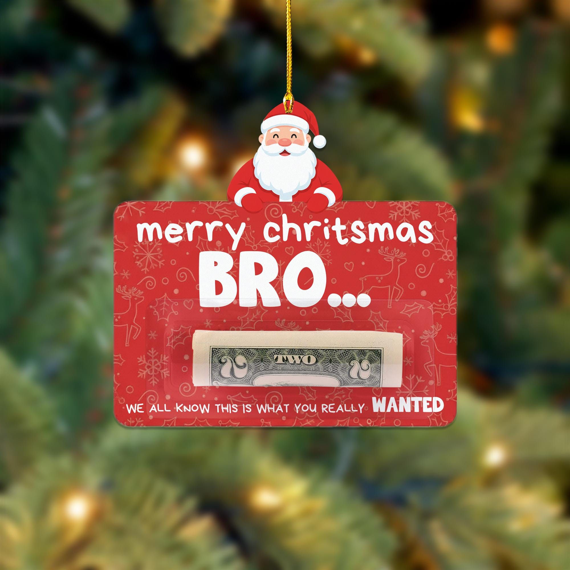 Funny Christmas Money Holder: Customizable Gift Card image 3