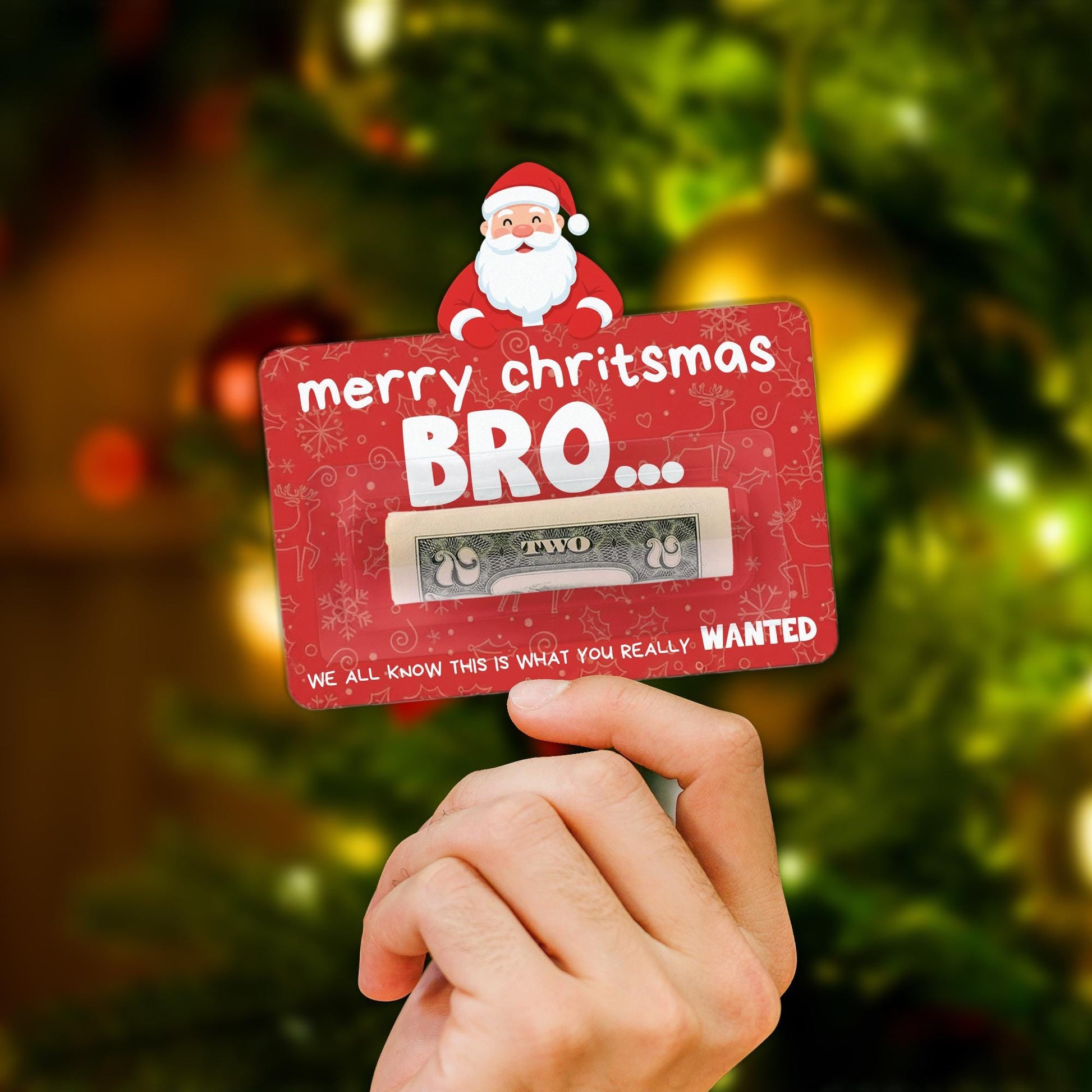 Funny Christmas Money Holder: Customizable Gift Card image 4