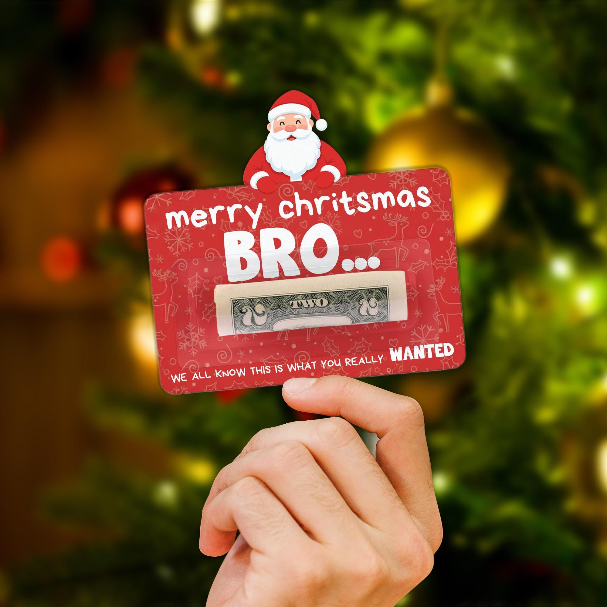 Funny Christmas Money Holder: Customizable Gift Card image 4