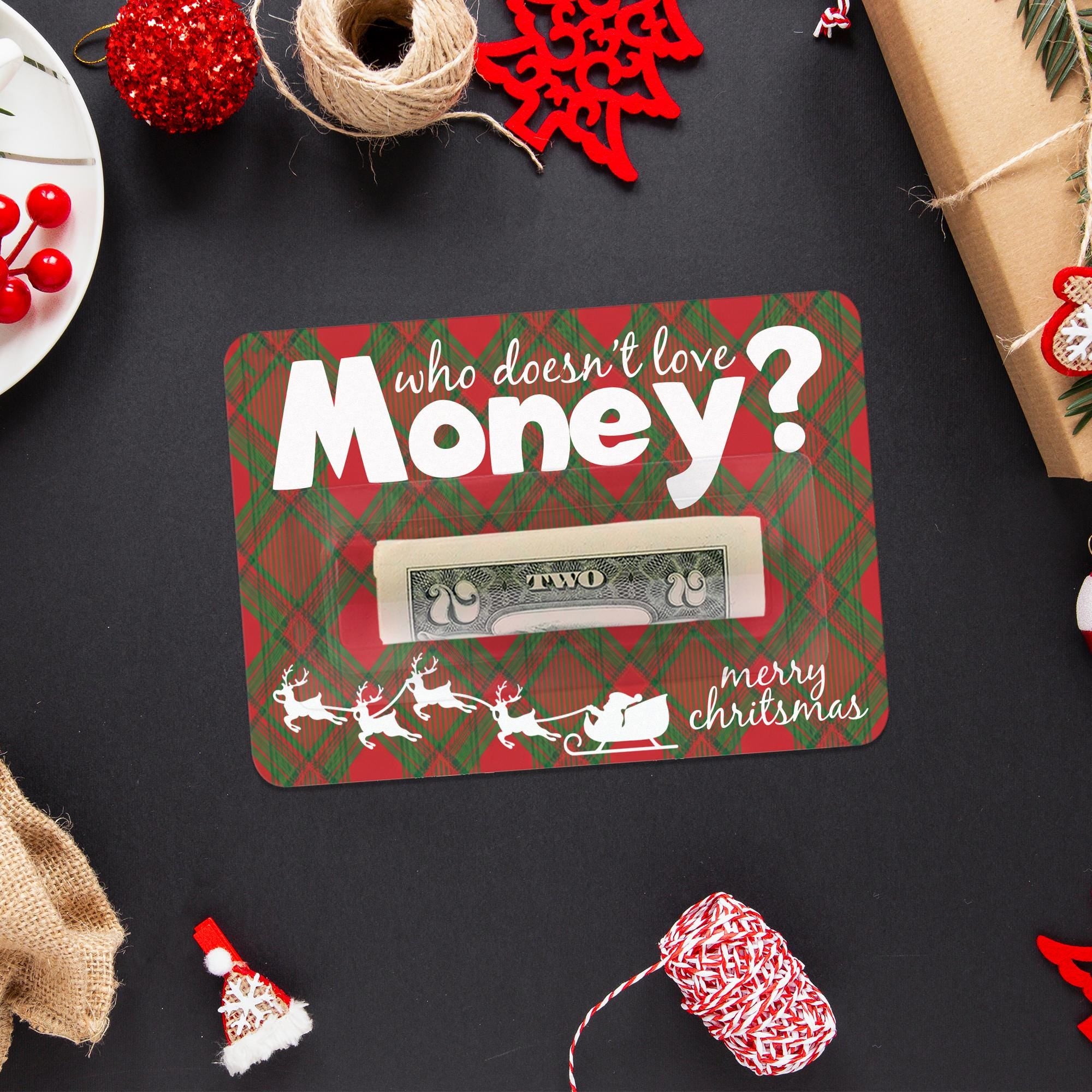 Funny Christmas Money Holder Ornament – Holiday Gift Card or Cash Holder image 3