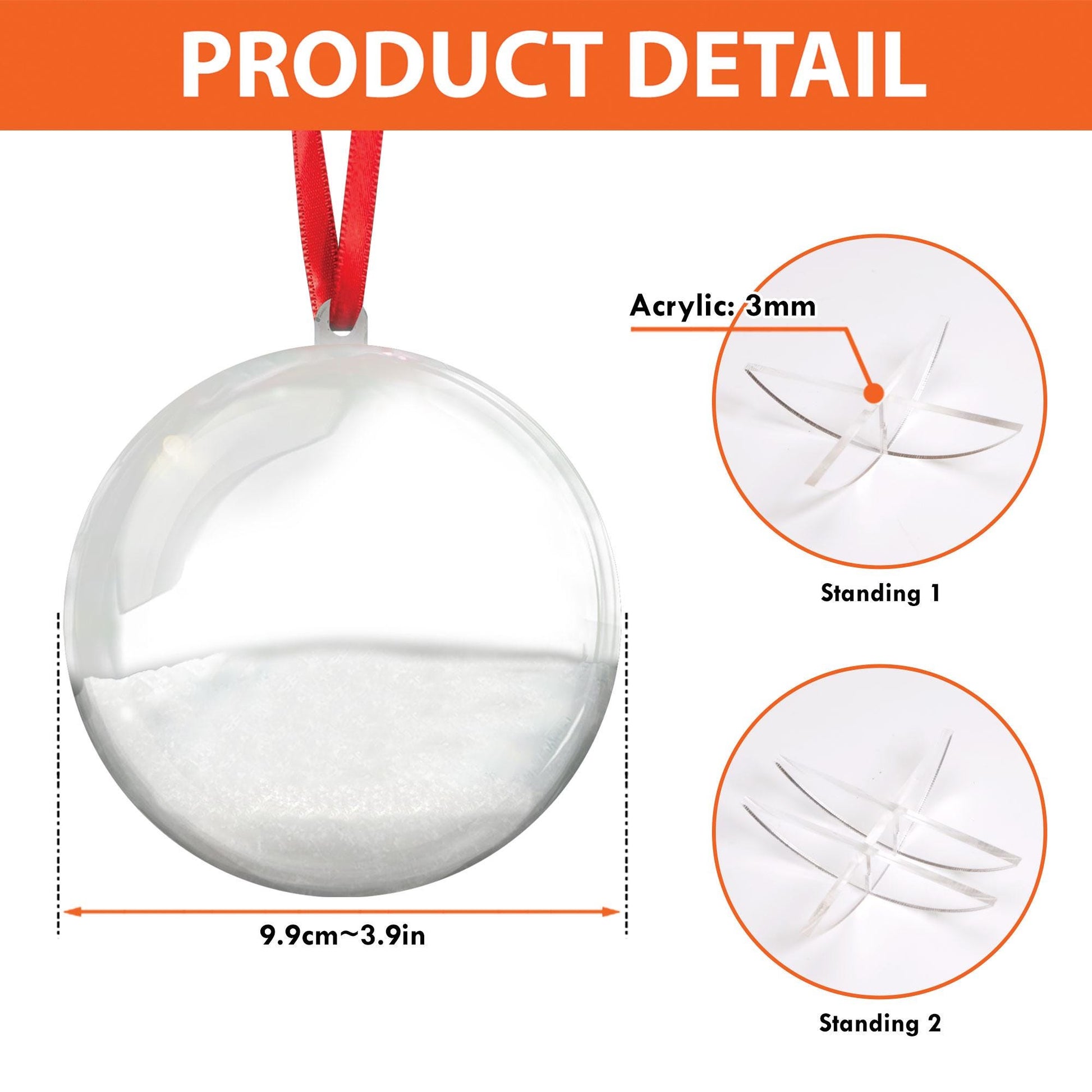 Baby’s First Christmas Ornament: Custom Vintage Photo 3D Ball Ornament, Personalized Keepsake for 2025 image 5