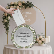 Custom Wedding Card Box: Personalized Name Date Reception Decor image 1