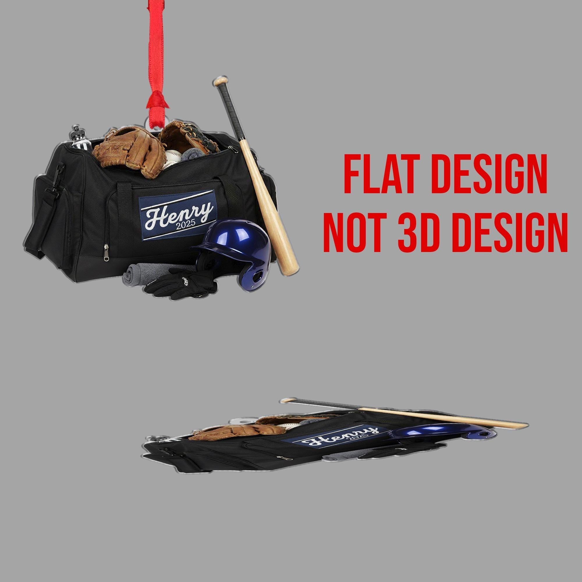 Personalized Baseball Ornament: Custom Sports Team Keepsake image 3