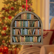 Personalized Book-Shelf Ornament: Unique Gift for Book Lovers image 1