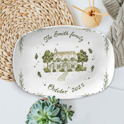 Custom House Platter: Personalized Cottage Plate | Y2K Style Plate decor only image 1