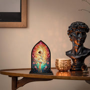 Wooden Candle Holder Arched Lantern Stand – Ballet Dancer Gift Accent Decor image 1