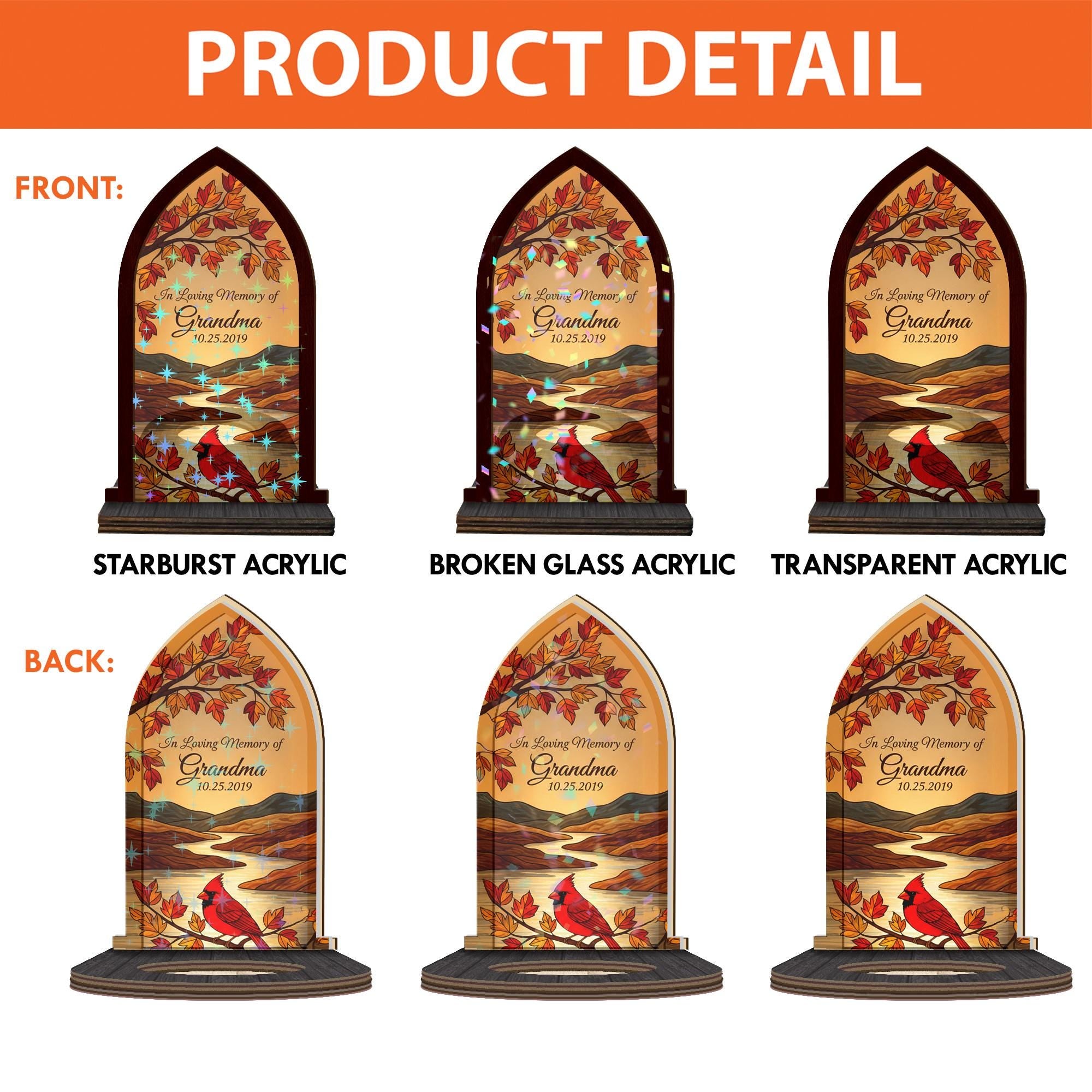 Wooden Candle Holder – Personalized Remembrance Gift image 6