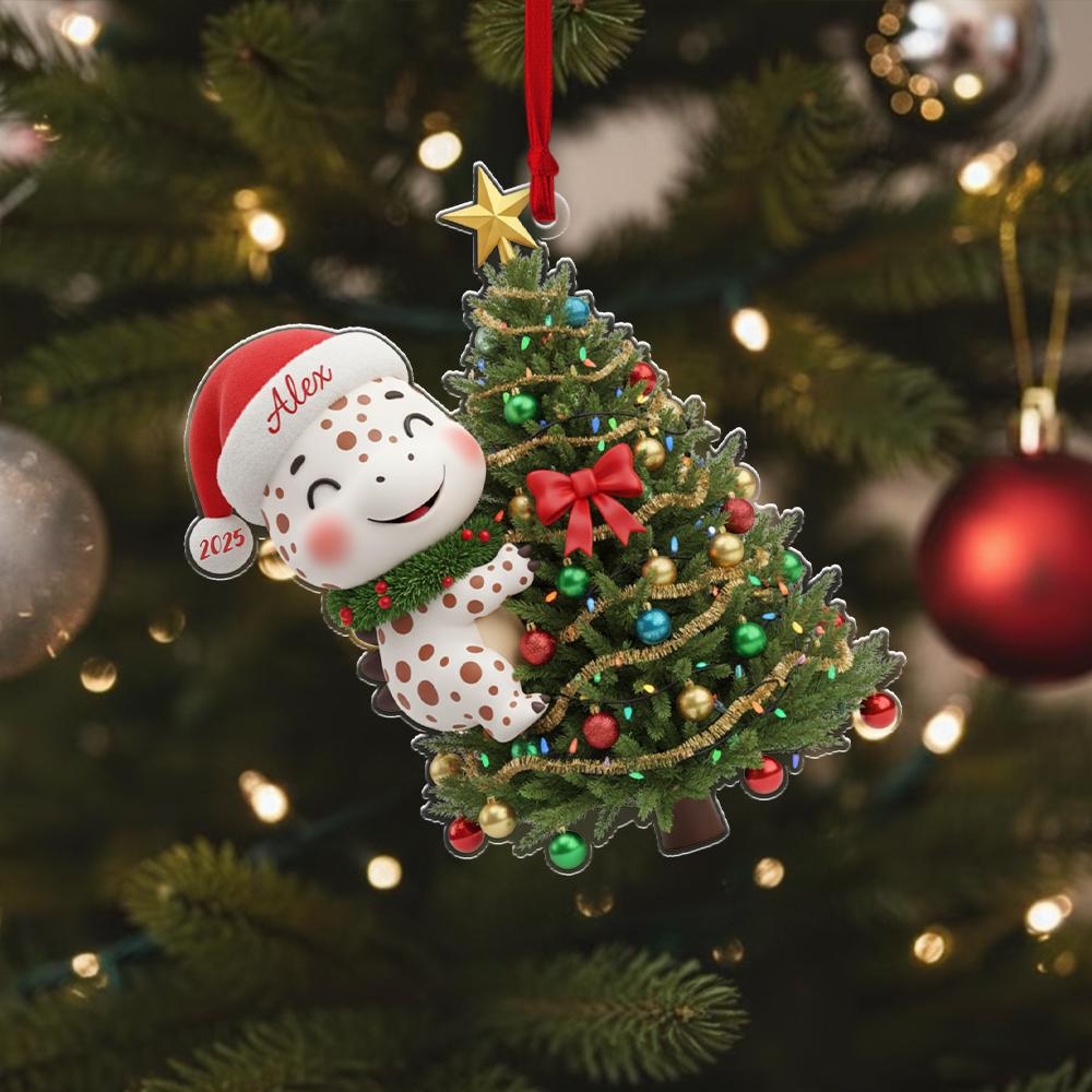 Dinosaur Christmas Ornament: Holiday Keepsake Gift image 1
