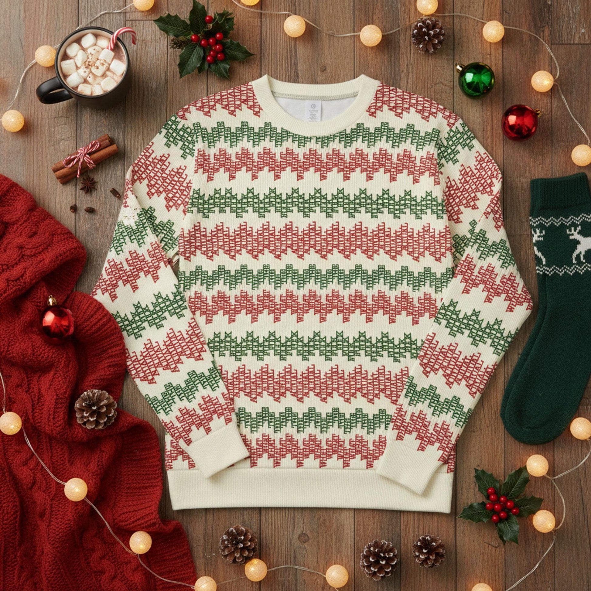 Funny WTF Hidden Message Sweater: Cozy Holiday Pullover for Friends, Family & Coworkers image 3