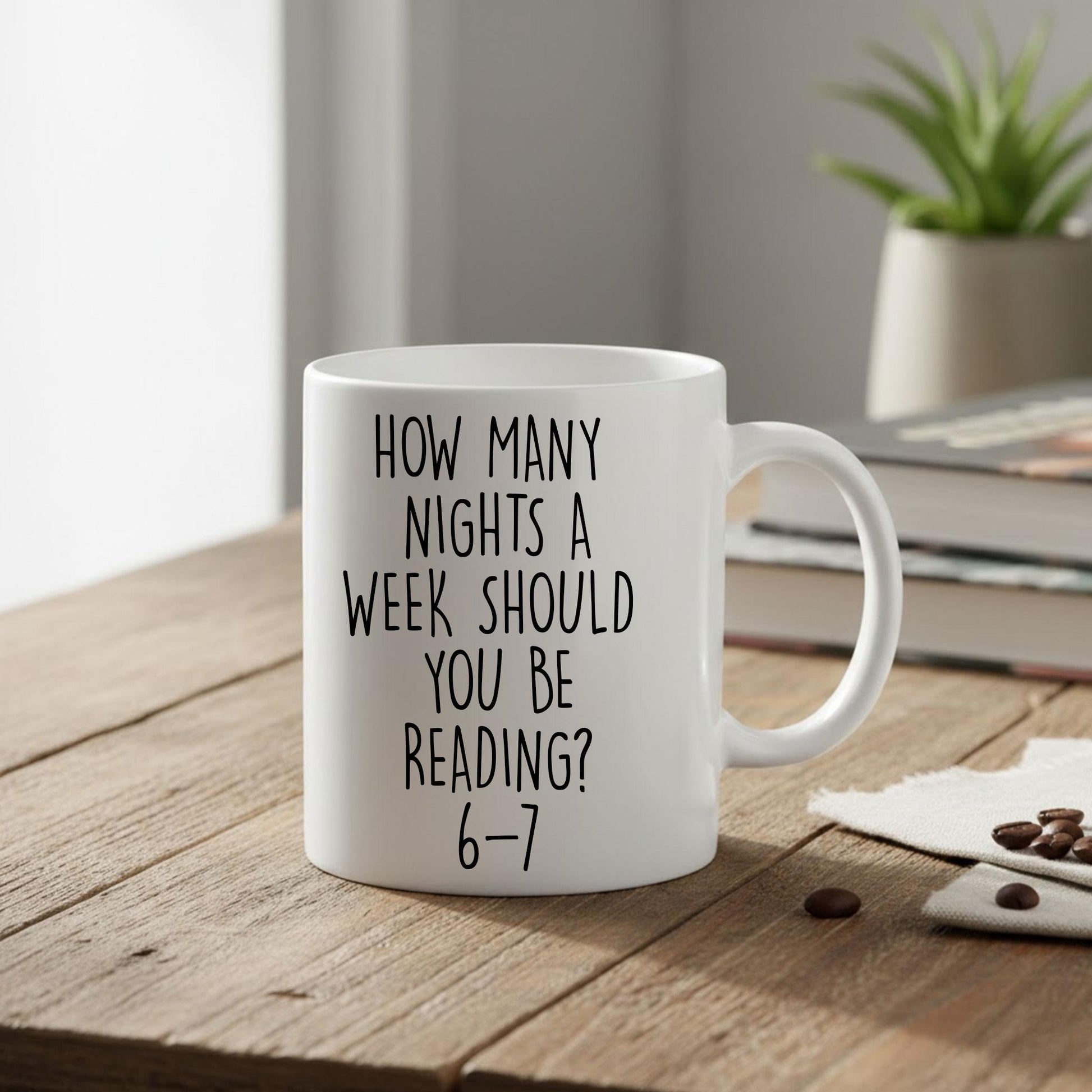 Funny Reading 6–7 Mug: Viral 67 Meme Coffee Cup for Teachers, Librarians & Bookworms image 4