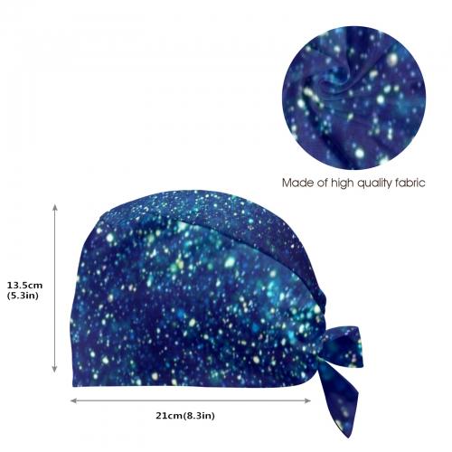 Custom Cat Face Scrub Cap: Personalized Tie Back Surgical Hat image 7