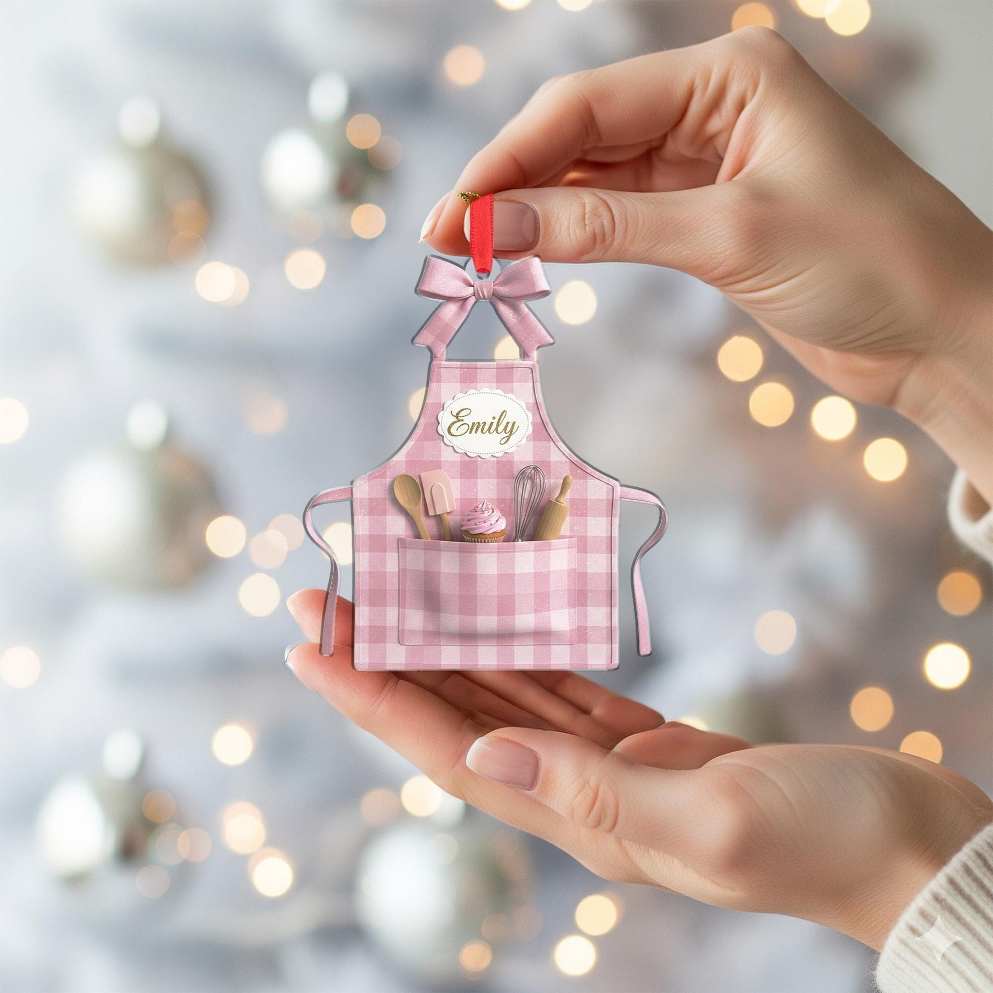 Custom Baker Ornament: Chef Christmas Tree Decoration image 4