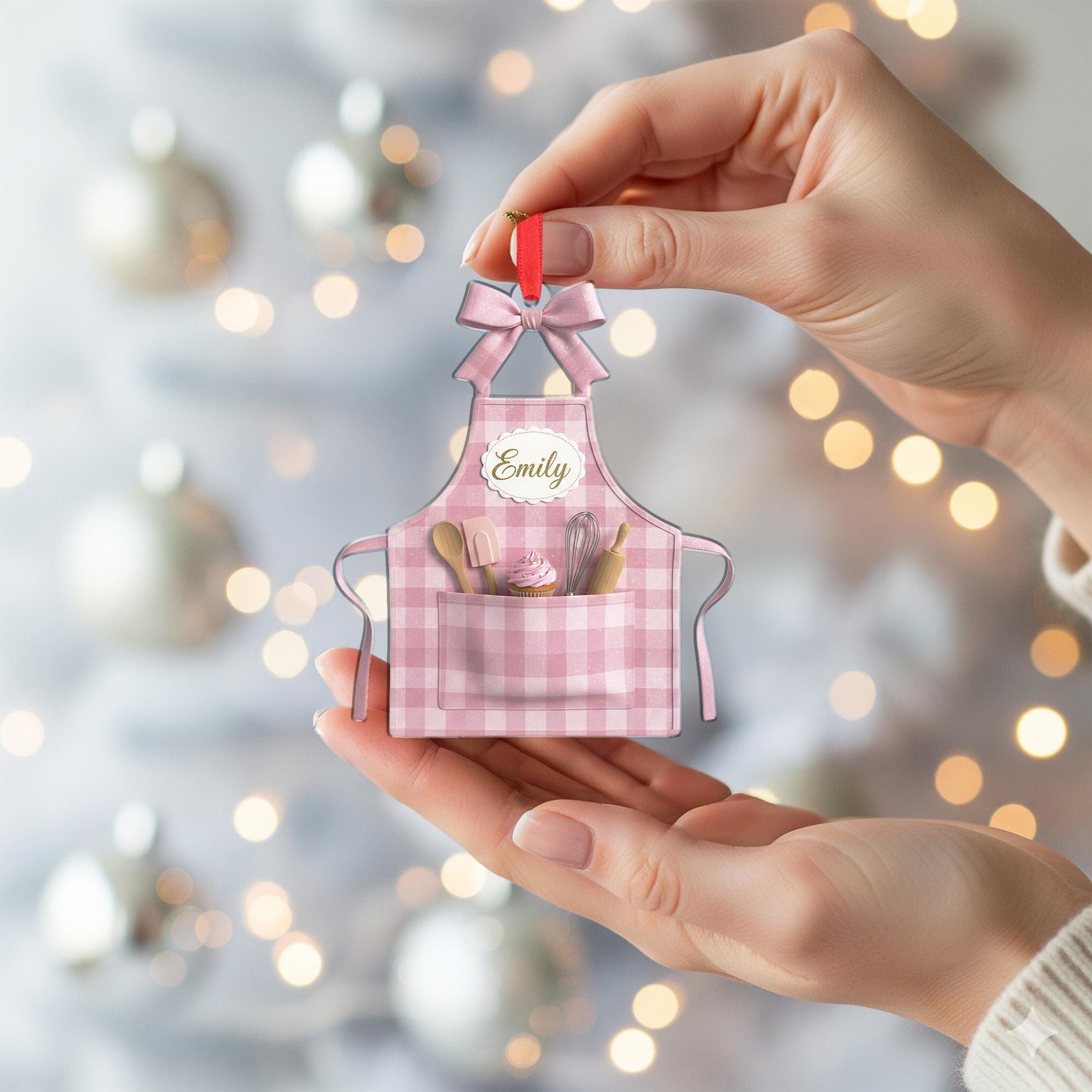 Custom Baker Ornament: Chef Christmas Tree Decoration image 4