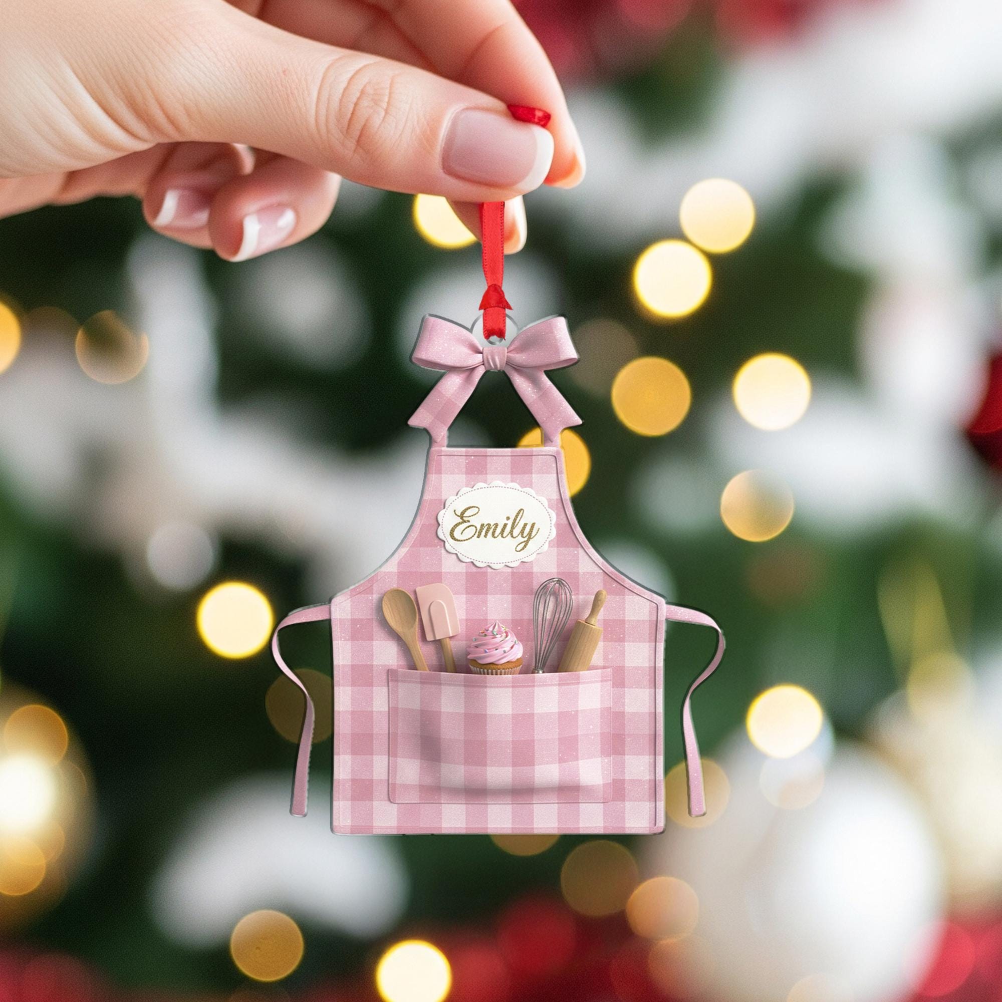 Custom Baker Ornament: Chef Christmas Tree Decoration image 5