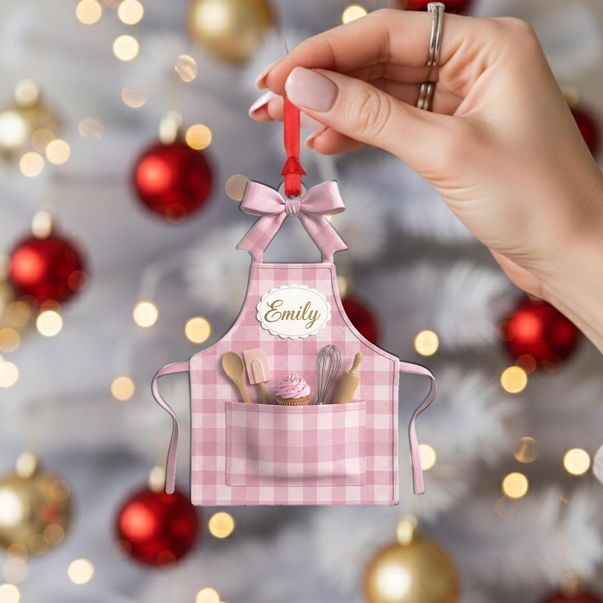 Custom Baker Ornament: Chef Christmas Tree Decoration image 7