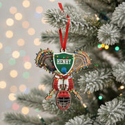 Lacrosse Christmas Ornament: Personalized Player Gear Keepsake, Custom Sports Tree Decor for Athletes image 1