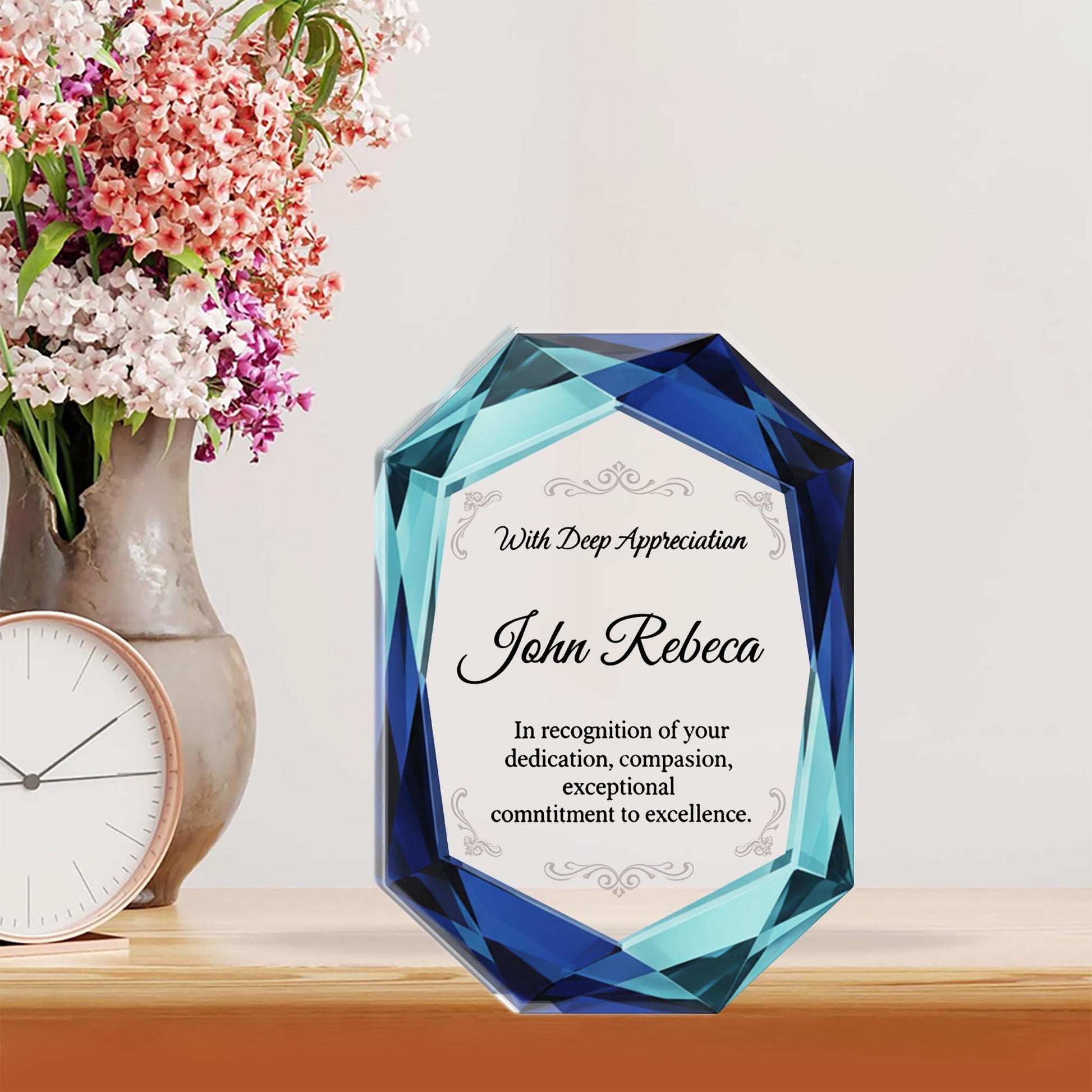 Custom Acrylic Employee Appreciation Plaque: Retirement Award image 2