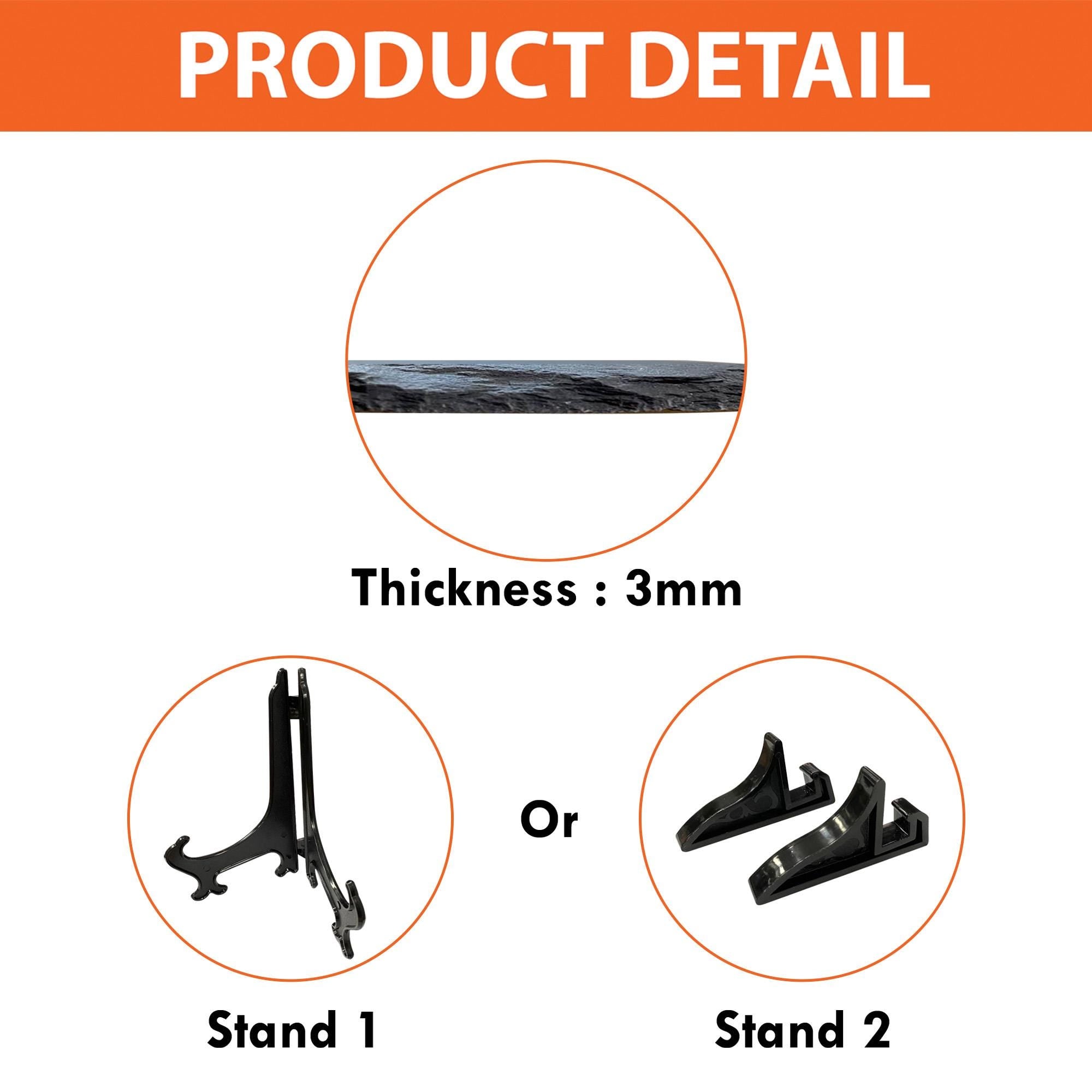 Custom Memorial Garden Stone - Personalized Christmas in Heaven Remembrance Gift image 2