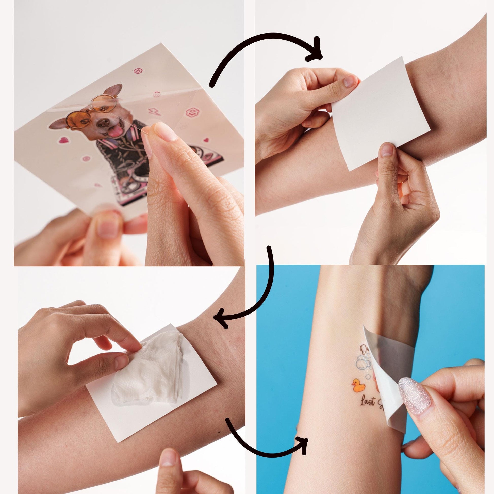 Custom Photo Elf Tattoo Sticker: Personalized Christmas Party Favor for Kids & Families image 5