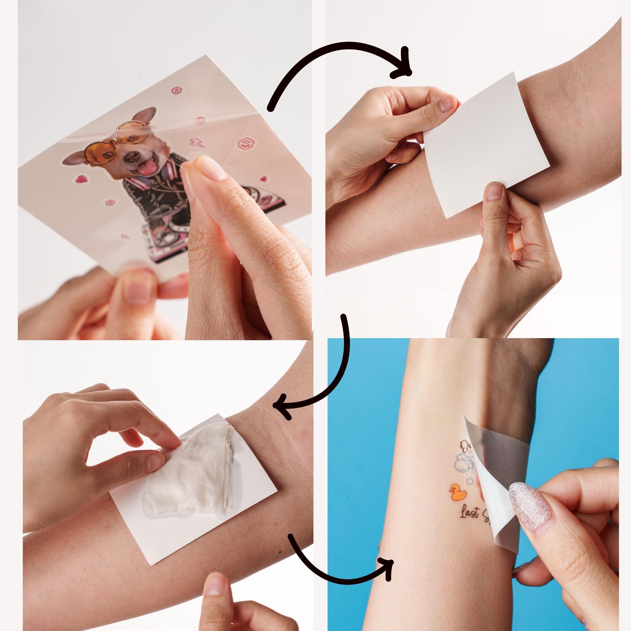 Custom Photo Elf Tattoo Sticker: Personalized Christmas Party Favor for Kids & Families image 5