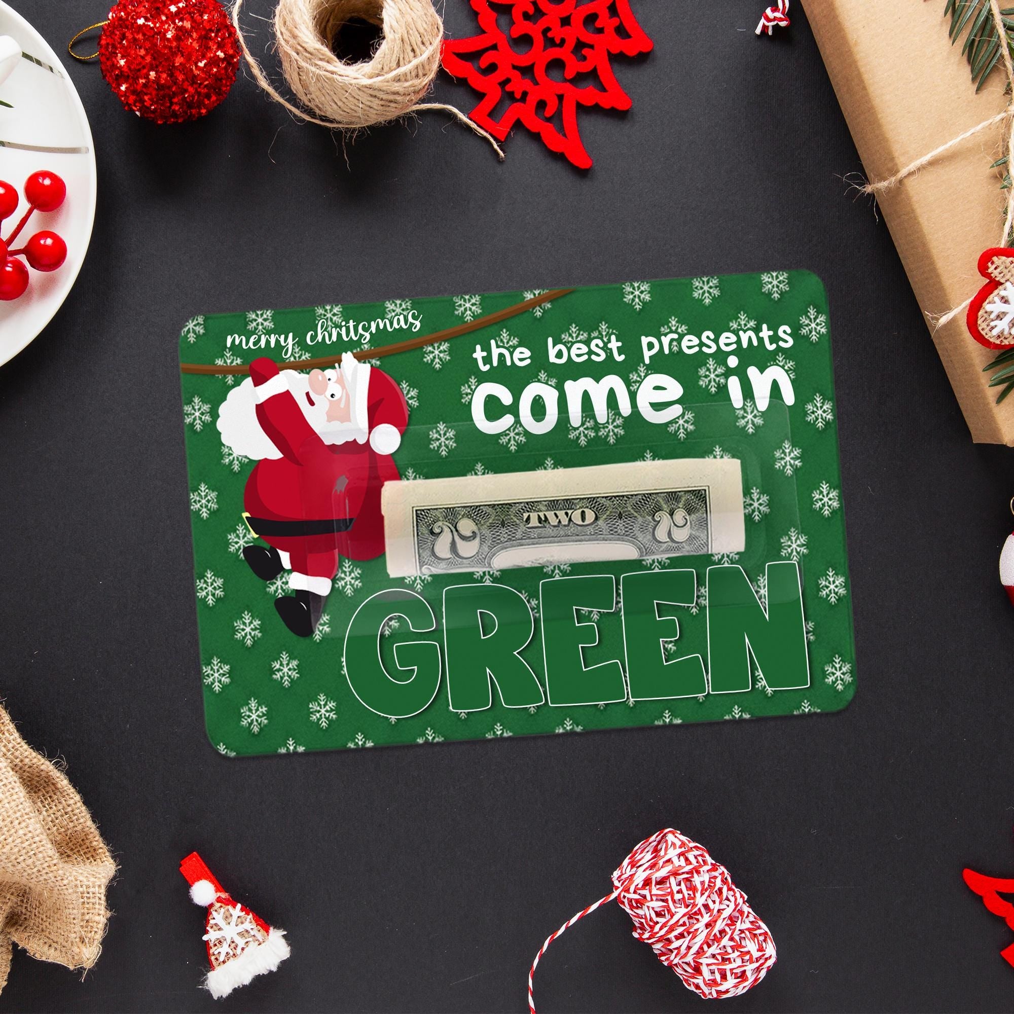 Funny Christmas Money Holder Ornament – Gift Card Present image 3