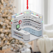 Personalized Pharmacist Ornament Counter Diorama Pharmacy Tech Rx Keepsake image 1