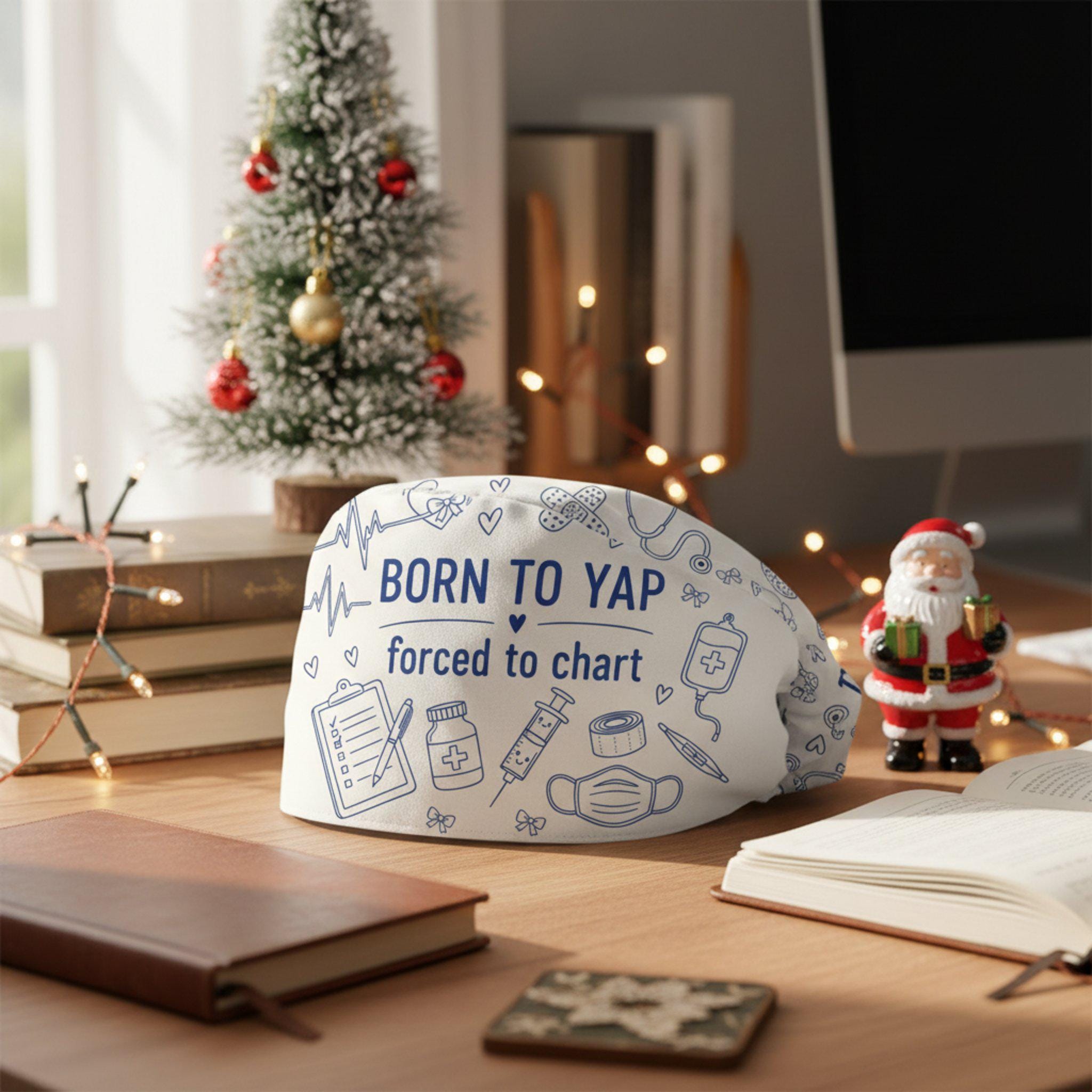 Funny Medical Scrub Cap: Women's Surgical Hat image 1