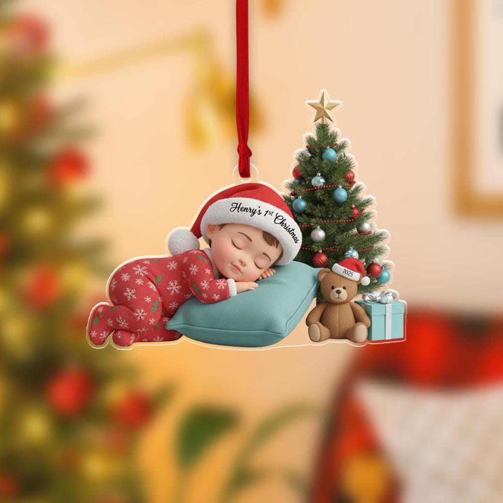 Baby’s First Christmas Ornament: Newborn Keepsake Gift image 2