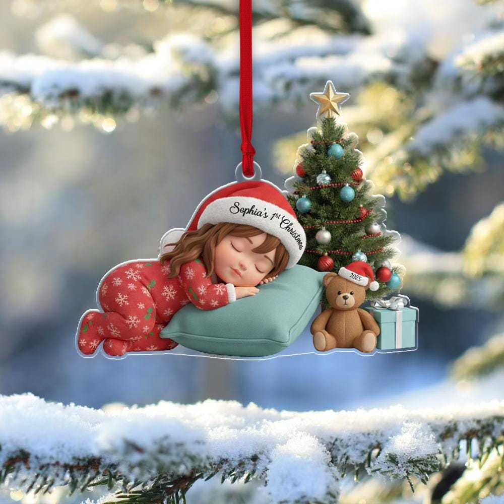 Baby’s First Christmas Ornament: Newborn Keepsake Gift image 3