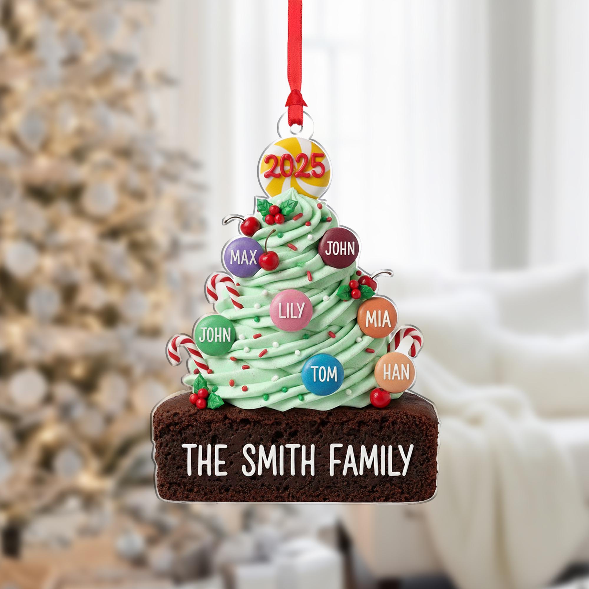 Personalized Family Name Ornament – Christmas Tree Decoration with Names, 2025 Holiday Keepsake for Families image 7