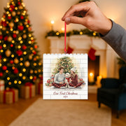Our First Christmas Ornament: Puzzle Bricks Ornament 2025, Couple Keepsake Gift image 1