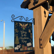 Polyester Garden Flag – Glory to the Newborn King Christmas Outdoor Decor image 1