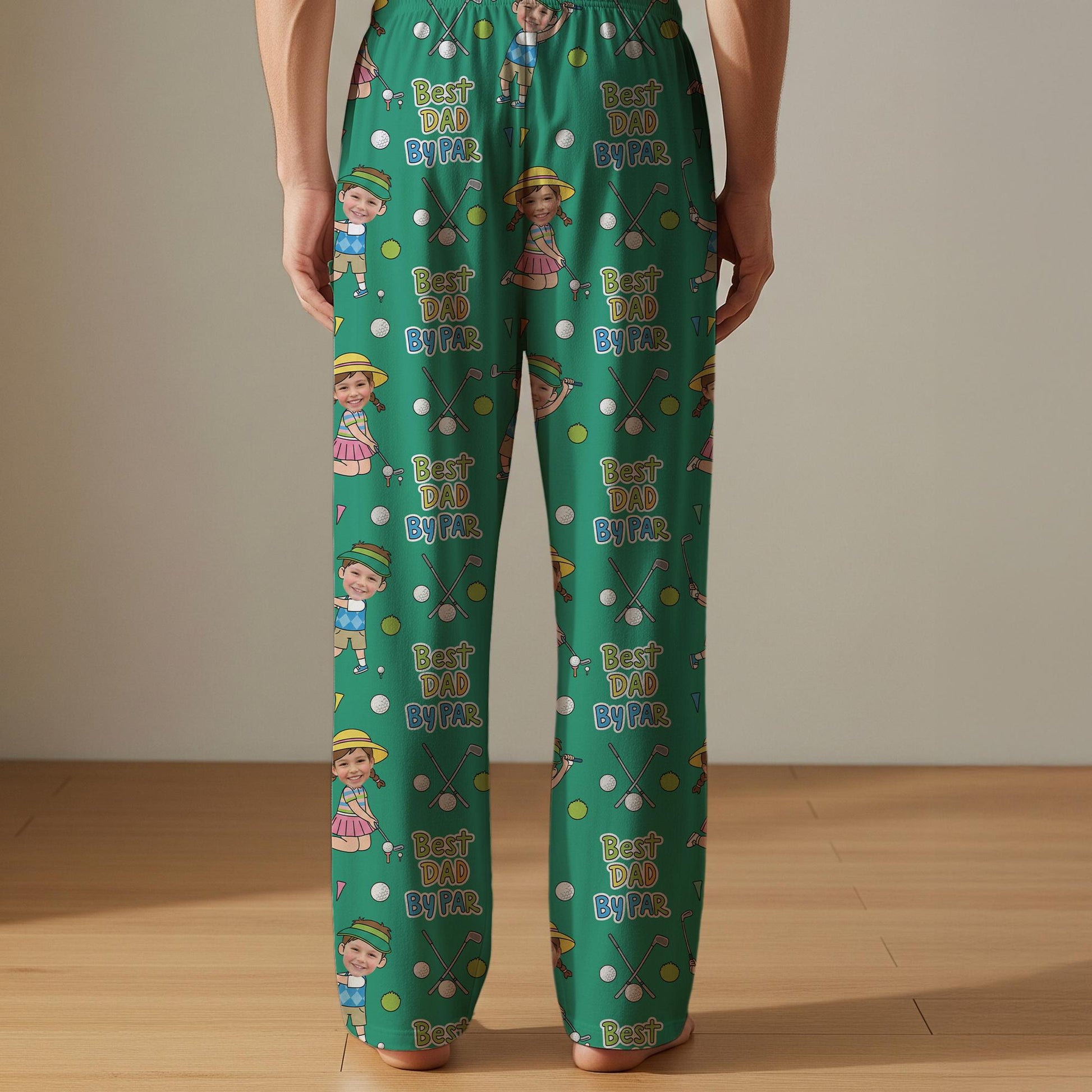 Custom KidsGolf Pajama Pants: Personalized Photo Print Lounge Pants image 6