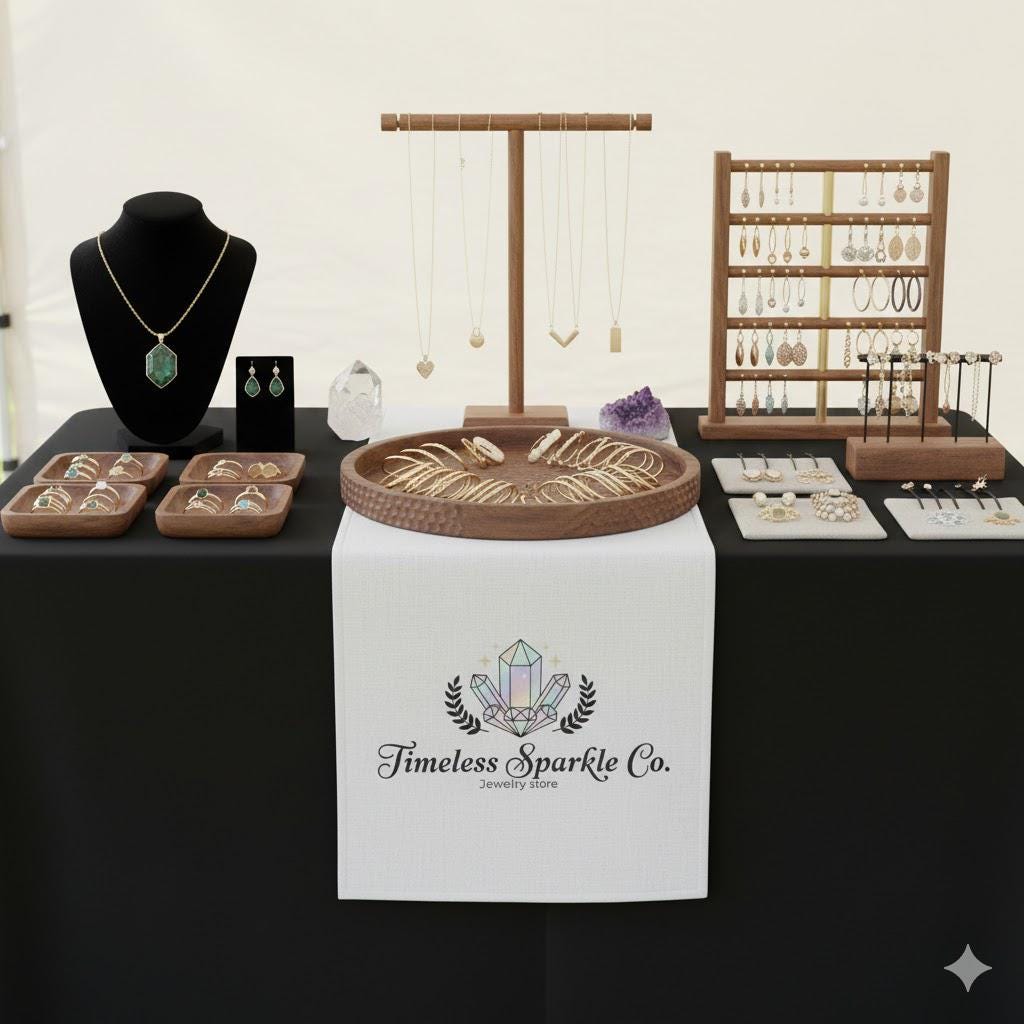 Personalization Table Runner: Decorative Dining Accent, Neutral, Textured, Handmade image 2